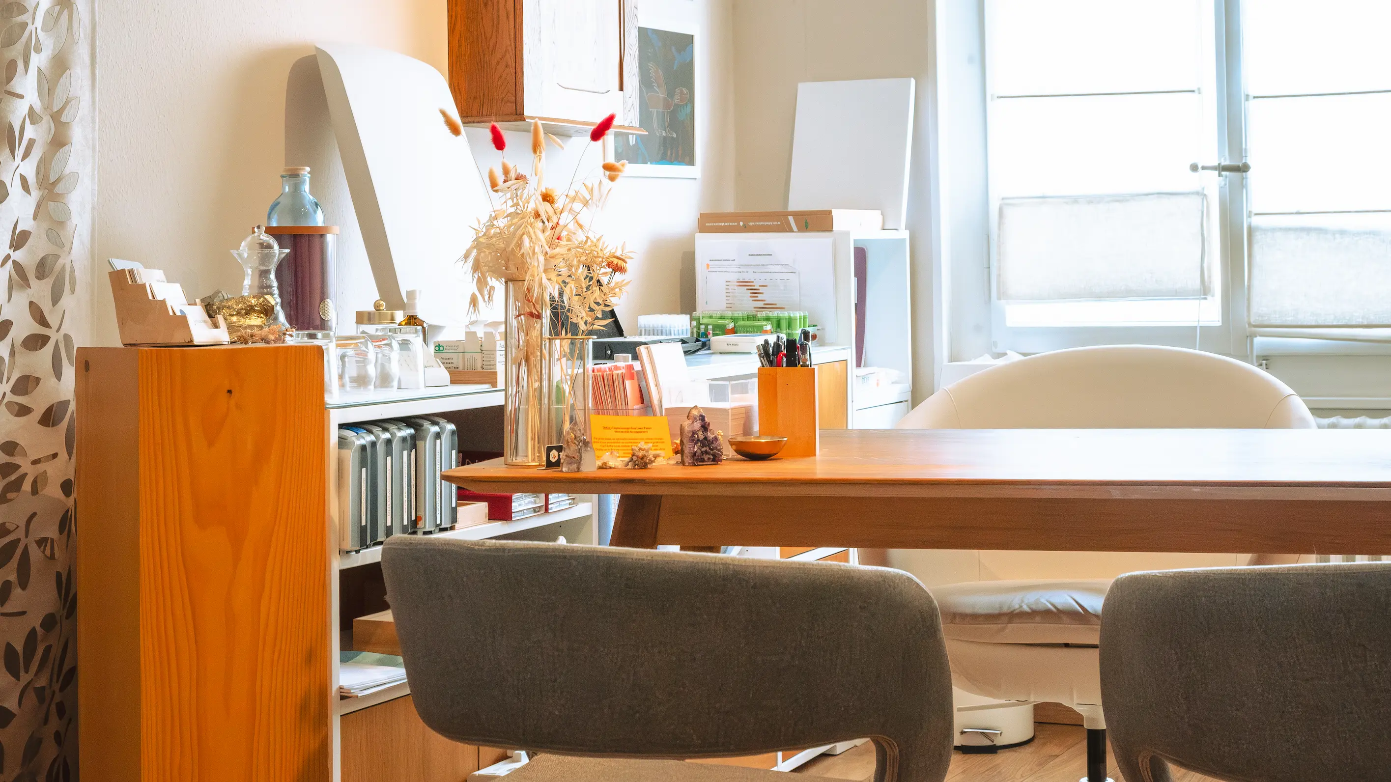 Private and calming consultation space